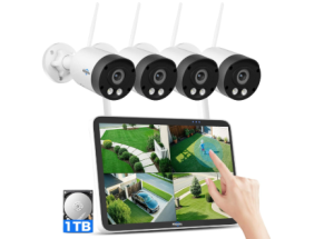 Hiseeu 8MP Outdoor Wireless Security Camera System