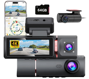 M6 4K 3 Channel Dash Cam