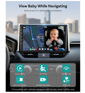 OTTOCAST Cabin Care Baby Camera for Car