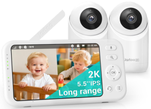 Jartoo 2K 5.5" Video Baby Monitor
