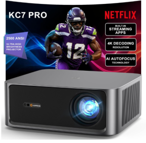 HAPPRUN 2500 ANSI Lumens Outdoor Projector