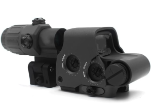 558 Red Green Dot Holographic Sight Reflex Scope with 3X Magnifier