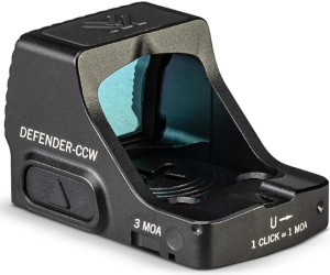Vortex Defender-CCW Micro Dot Sight (3 MOA Green Dot) 