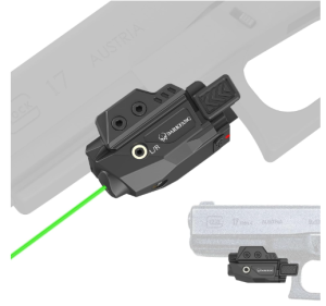 DARKFANG Low Profile Green/Red/Blue Laser Sight for Glock
