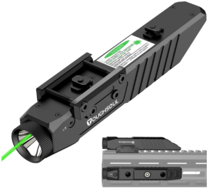 TOUGHSOUL Tactical Flashlight Green Laser Sight Combo