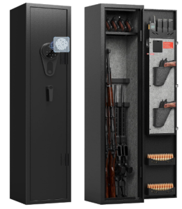Kaer 4-5 Biometric Gun Safe for Rifles and Pistols,Long Rifle Safe for Home