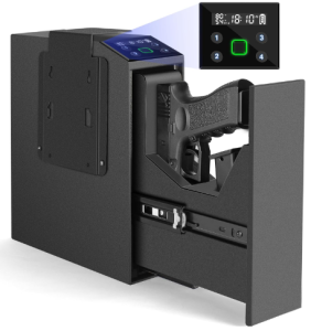 Biometric Slider Handgun Gun Safe with LCD Screen by LANGGER